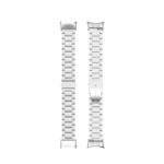 g.m23.ss Upright Silver StrapsCo Metal Link Bracelet for Garmin Forerunner 45 45S Stainless Steel Strap