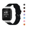 g.ny4 Gallery Black StrapsCo Canvas Strap for Garmin Forerunner 30 35 35J