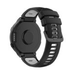 g.r61.1.7 Back Black Grey StrapsCo Silicone Strap for Garmin Forerunner 220 230 235 260 735XT Approach S5 S6 S20