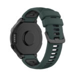 g.r61.11.1 Back Green Black StrapsCo Silicone Strap for Garmin Forerunner 220 230 235 260 735XT Approach S5 S6 S