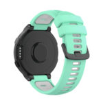 g.r61.11.7 Back Teal Grey StrapsCo Silicone Strap for Garmin Forerunner 220 230 235 260 735XT Approach S5 S6 S