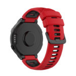 g.r61.6.1 Back Red Black StrapsCo Silicone Strap for Garmin Forerunner 220 230 235 260 735XT Approach S5 S6 S20