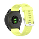 g.r62.10 Back Yellow StrapsCo Silicone Strap for Garmin Forerunner745 Rubber Watch Band