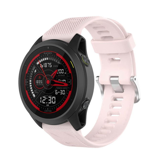 g.r62.13 Main Pink StrapsCo Silicone Strap for Garmin Forerunner745 Rubber Watch Band