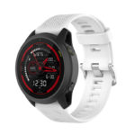 g.r62.22 Main White StrapsCo Silicone Strap for Garmin Forerunner745 Rubber Watch Band