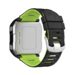 g.r64.1.11 Back Black Lime StrapsCo Silicone Strap for Garmin Forerunner 920XT Rubber Watch Band