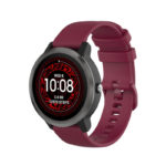 g.r68.6 Main Sangria Red StrapsCo Rubber Strap for Garmin Forerunner 245 645 Vivoactive 3 Vivomove