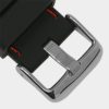 pu1 StrapsCo Rubber Strap with Contrast Stitching Buckle Detail