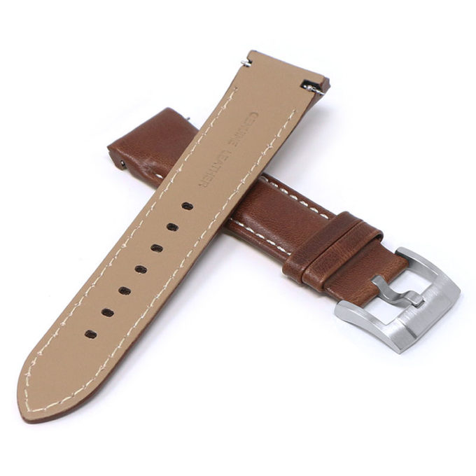 skt.l5.2 22 Cross Brown StrapsCo DASSARI Classic Leather Band for Seiko Turtle Strap