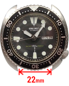 Top 48+ imagen seiko 6309 lug width