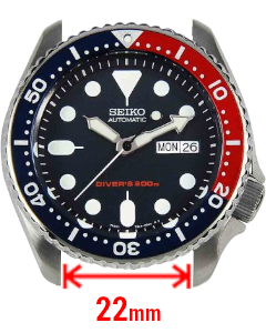 Seiko SKX009 Strap Size & Lug Width