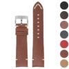skt.l3 Gallery Cinnamon StrapsCo DASSARI Vintage Leather Strap w Minimal Stitching for Seiko Turtle