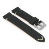 skt.l3.1 22 Angle Black StrapsCo DASSARI Vintage Leather Strap w Minimal Stitching for Seiko Turtle