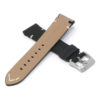 skt.l3.1 22 Cross Black StrapsCo DASSARI Vintage Leather Strap w Minimal Stitching for Seiko Turtle