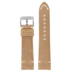 skt.l3.17 22 Main Light Brown StrapsCo DASSARI Vintage Leather Strap w Minimal Stitching for Seiko Turtle