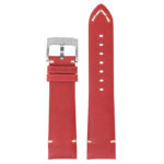 skt.l3.6 22 Main Red StrapsCo DASSARI Vintage Leather Strap w Minimal Stitching for Seiko Turtle