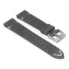 skt.l3.7 22 Angle Grey StrapsCo DASSARI Vintage Leather Strap w Minimal Stitching for Seiko Turtle
