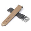 skt.l3.7 22 Cross Grey StrapsCo DASSARI Vintage Leather Strap w Minimal Stitching for Seiko Turtle
