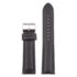 st18.1.1 Up Black Padded Smooth Leather Watch Band Strap