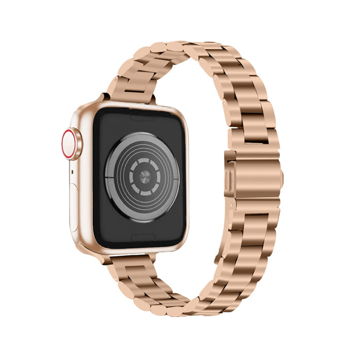 a.m21.rg Back Rose Gold StrapsCo Slim Stainless Steel Band for Apple Watch