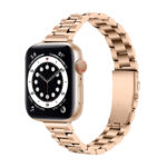 a.m21.rg Main Rose Gold StrapsCo Slim Stainless Steel Band for Apple Watch