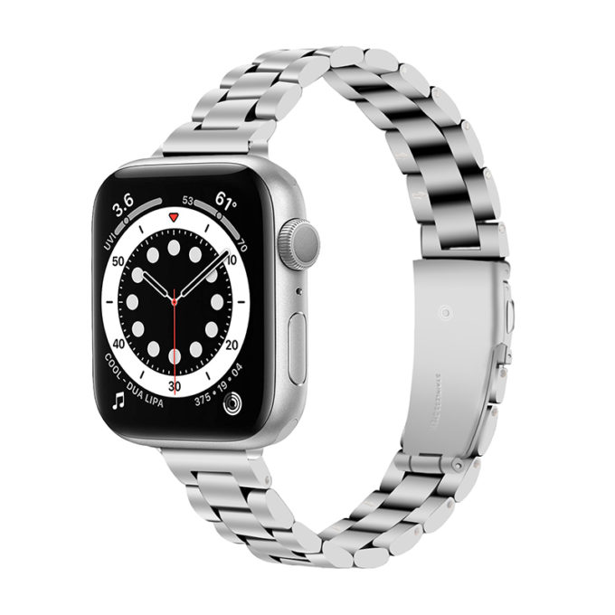 a.m21.ss Main Silver StrapsCo Slim Stainless Steel Band for Apple Watch