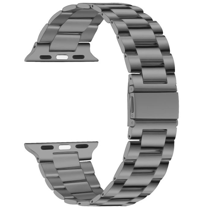 a.m25.7 Back Grey StrapsCo Flat Stainless Steel Band for Apple Watch