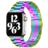 a.m25.abc Main Colorful StrapsCo Flat Stainless Steel Band for Apple Watch