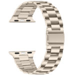 a.m25.cg Back Champagne Gold StrapsCo Flat Stainless Steel Band for Apple Watch