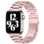 a.m25.pg Main Pink Gold StrapsCo Flat Stainless Steel Band for Apple Watch