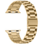 a.m25.yg Back Gold StrapsCo Flat Stainless Steel Band for Apple Watch