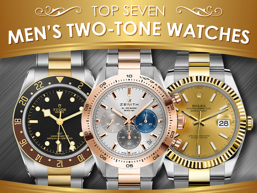 Mens Two Tone Watches Header