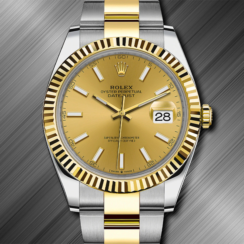 Mens Two Tone Watches Rolex Datejust