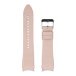 s.l2.13 Up Smooth Leather Strap for Samsung Galaxy Watch 4 Soft Pink StrapsCo Genuine Leather Watch Band
