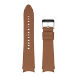 s.l2.2 Up Smooth Leather Strap for Samsung Galaxy Watch 4 Brown StrapsCo Genuine Leather Watch Band