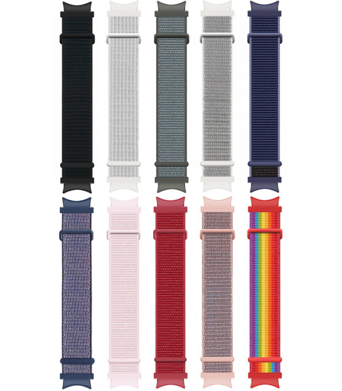 s.ny7 All Color Hook and Loop Nylon Strap for Samsung Galaxy Watch 4