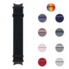 s.ny7 Gallery Black Hook and Loop Nylon Strap for Samsung Galaxy Watch 4
