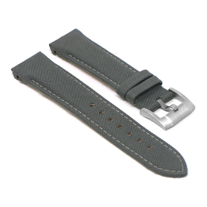 Skt.ny1.7 Angle Grey DASSARI Nylon Strap For Seiko Turtle