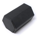 wr8.1.7.ss .2 Closed Black Grey Silver Hardware StrapsCo DASSARI Premium Saffiano Leather Octo Roll Watch Roll