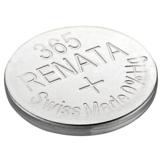 Renata Silver Oxide Watch Battery For 364 Button Cell, 5 Batteries