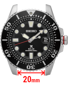 Seiko Prospex SNE437 Strap Size & Lug Width