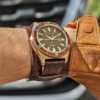 ds23 Lifestyle StrapsCo DASSARI Vintage Alligator Embossed Leather Cuff Strap