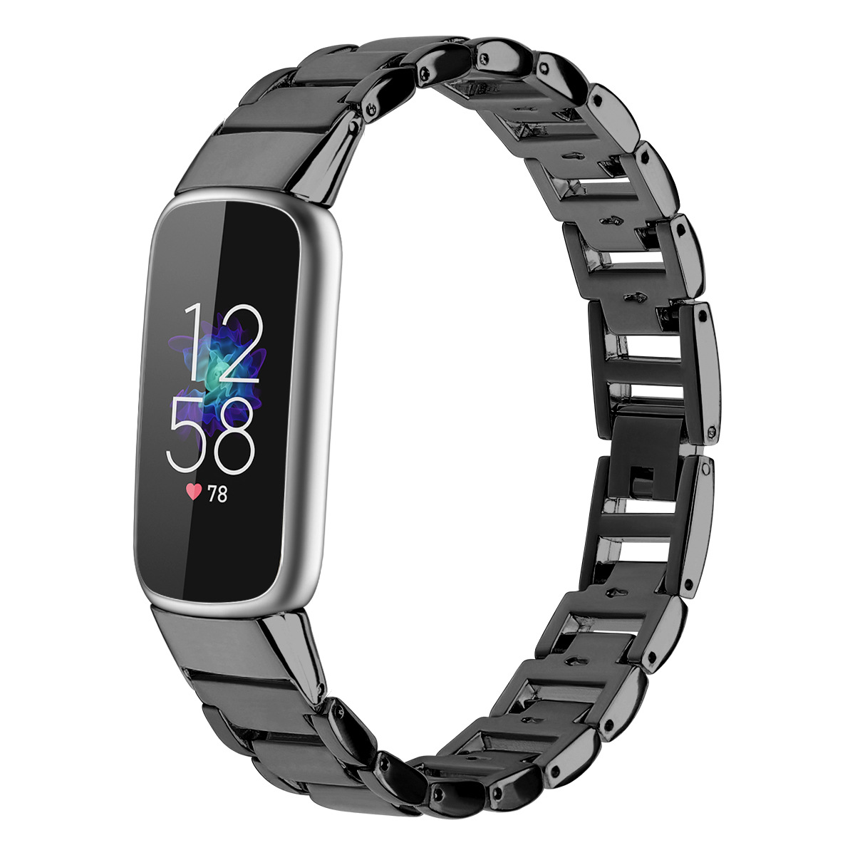 Rose Gold Fitbit Luxe Band Black Fitbit Luxe Bracelet, Slim Fitbit