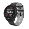 g.r58.1.7.20 Main Black Grey StrapsCo Silicone Band for Garmin Forerunner 245 645 Vivoactive 3 Vivomove