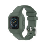 g.r67.11a Main Dark Green StrapsCo Rubber Strap for Garmin Vivofit Jr. 3 Silicone Smartwatch Band