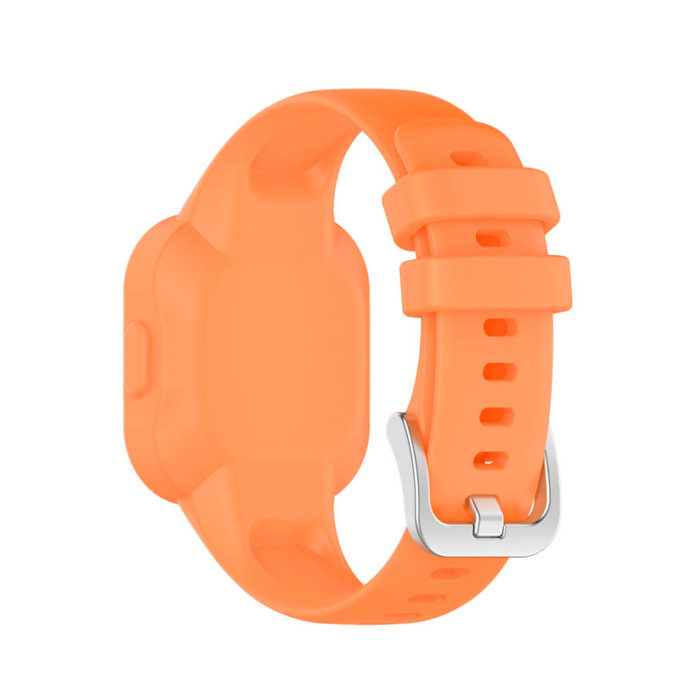 g.r67.12 Back Orange StrapsCo Rubber Strap for Garmin Vivofit Jr. 3 Silicone Smartwatch Band