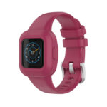 g.r67.6a Main Sangria Red StrapsCo Rubber Strap for Garmin Vivofit Jr. 3 Silicone Smartwatch Band