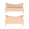 s.ad1 .rg Alt Rose Gold StrapsCo Stainless Steel Strap Adapter for Samsung Galaxy Watch 4