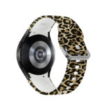 s.r30.b Back Leopard Print StrapsCo Patterned Silicone Strap for Samsung Galaxy Watch 4 Rubber Watch Band