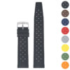 fk6 Gallery DASSARI Classic Tropical Style FKM Rubber Watch Band Strap 20mm 22mm